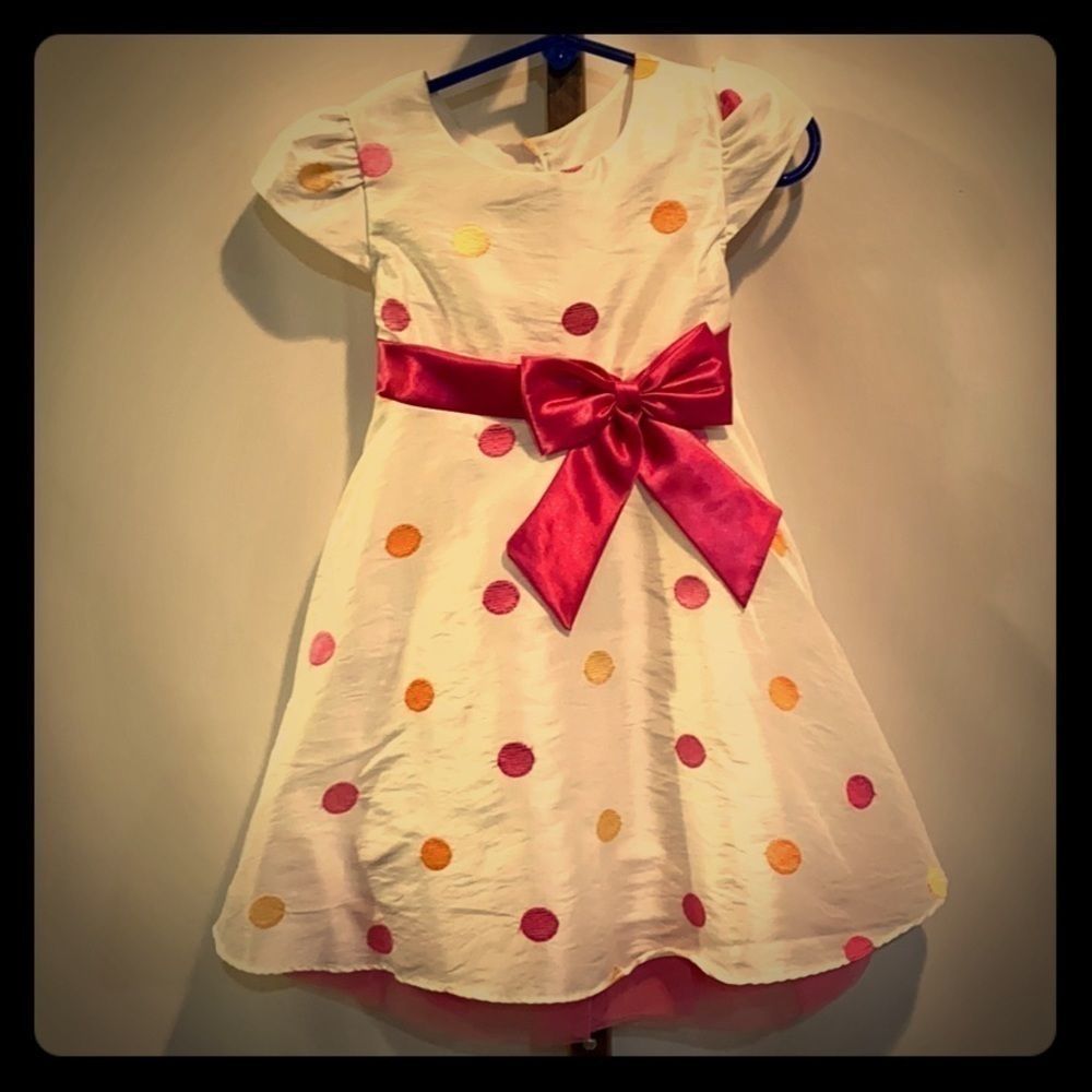 Jona Michelle polka dot dress 3T - Picture 1 of 6